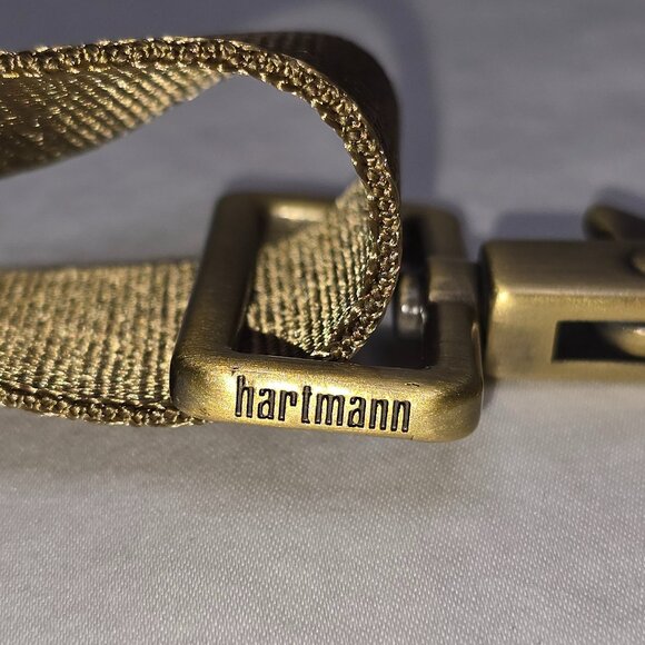 HARTMANN Belting Leather & Nylon Adjustable REPLACEMENT LUGGAGE SHOULDER STRAP - Picture 2 of 3
